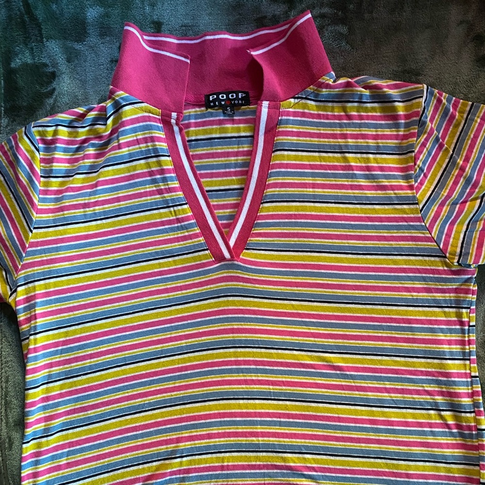 Colorful collared shirt